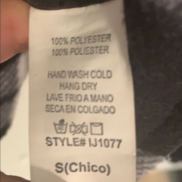 Women’s Black & White School Girl Plaid Love Culture Jacket Size Small - Picture 3 of 6